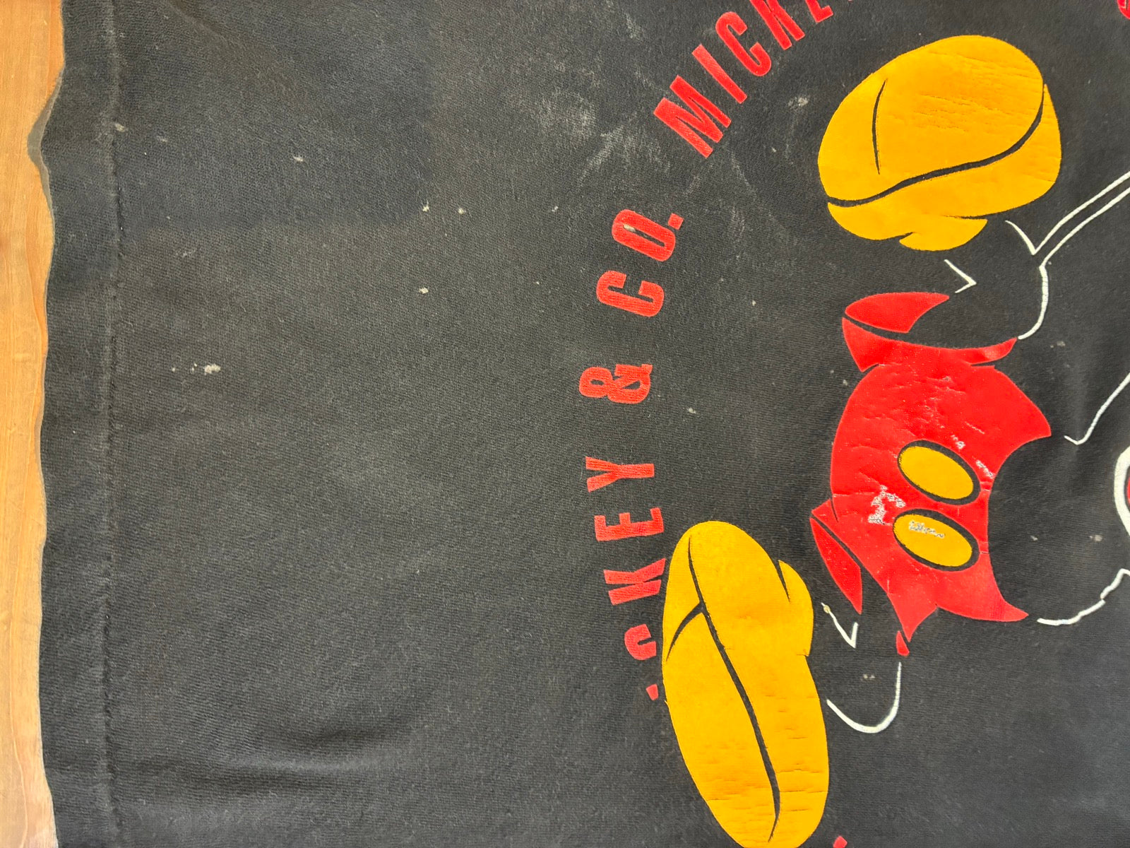 90's DISNEY「Mickey」キャラクターTシャツ