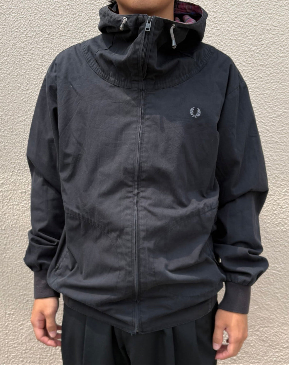 00's FRED PERRY「Fullzip Cotton Parker」スウィングジャケット