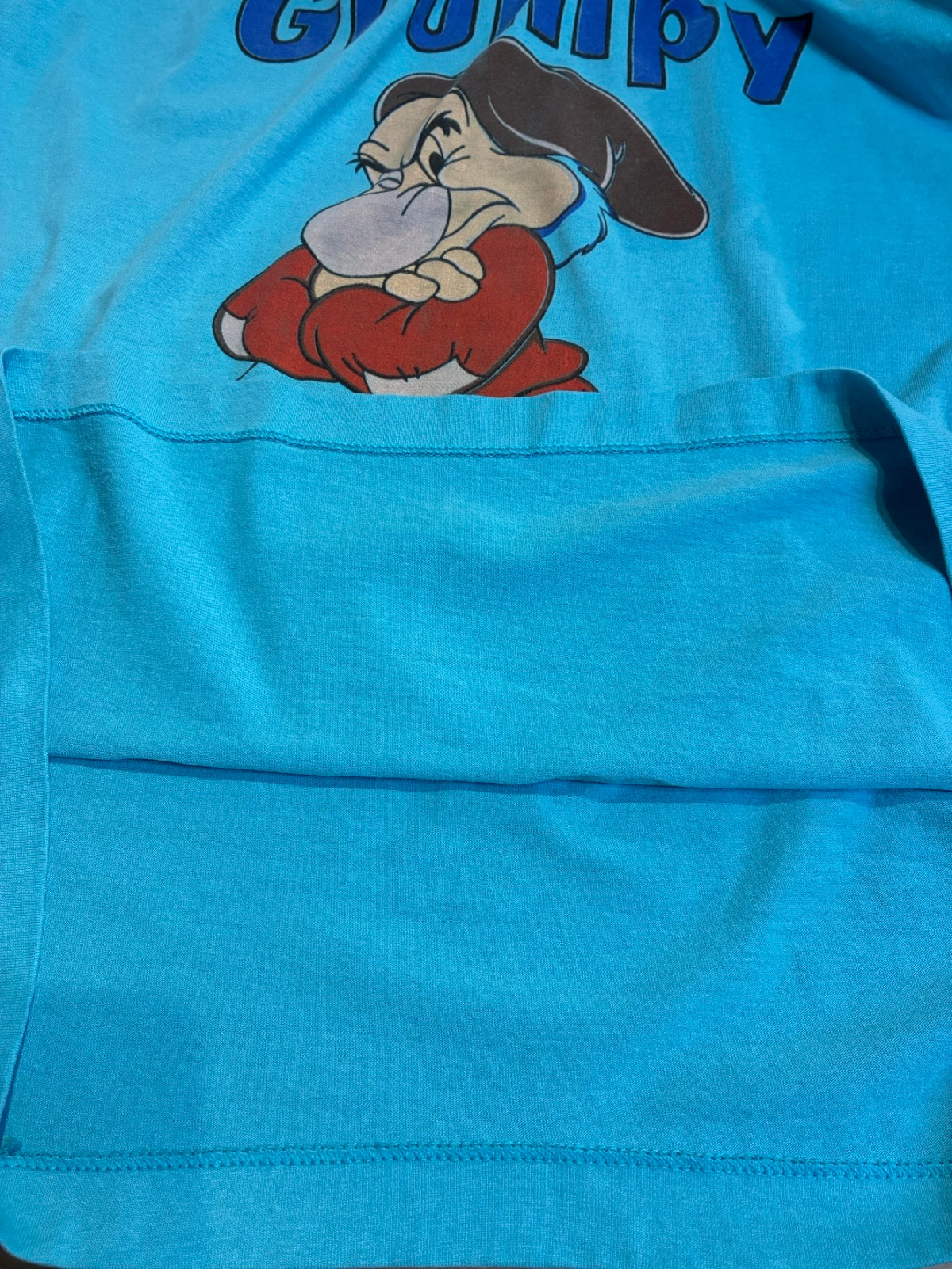 90's DISNEY「Grumpy」キャラクターTシャツ