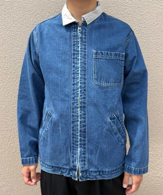90's LANDS END デニムスウィングジャケット