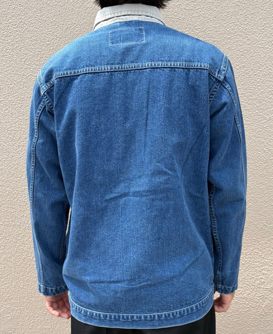 90's LANDS END デニムスウィングジャケット