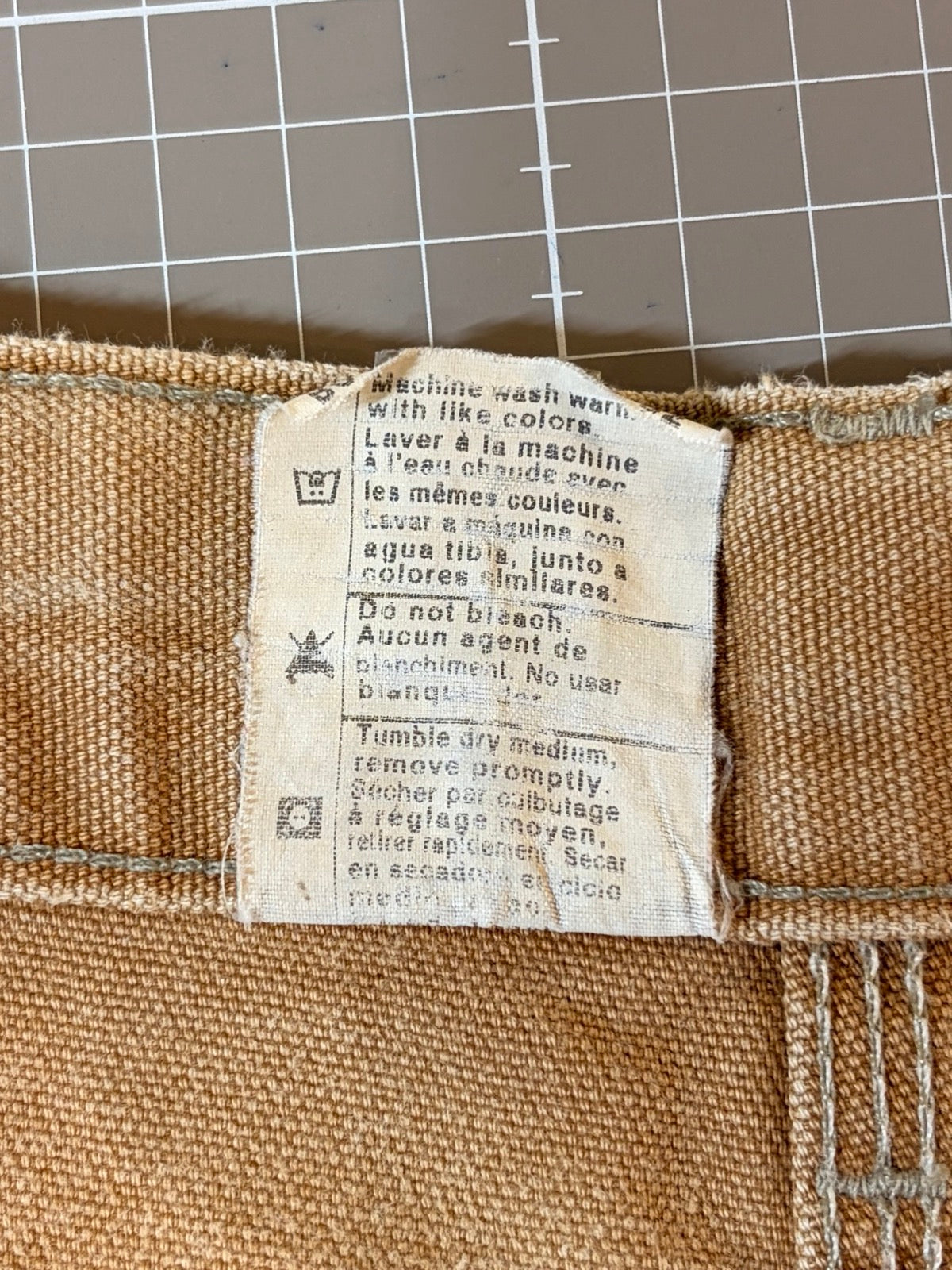 00's CARHARTT「DOUBLE NKEE」USA製 ダックペインターパンツ