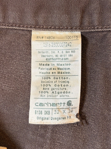 00's CARHARTT「DOUBLE NKEE」ダックペインターパンツ
