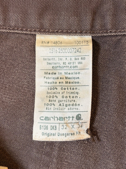 00's CARHARTT「DOUBLE NKEE」ダックペインターパンツ
