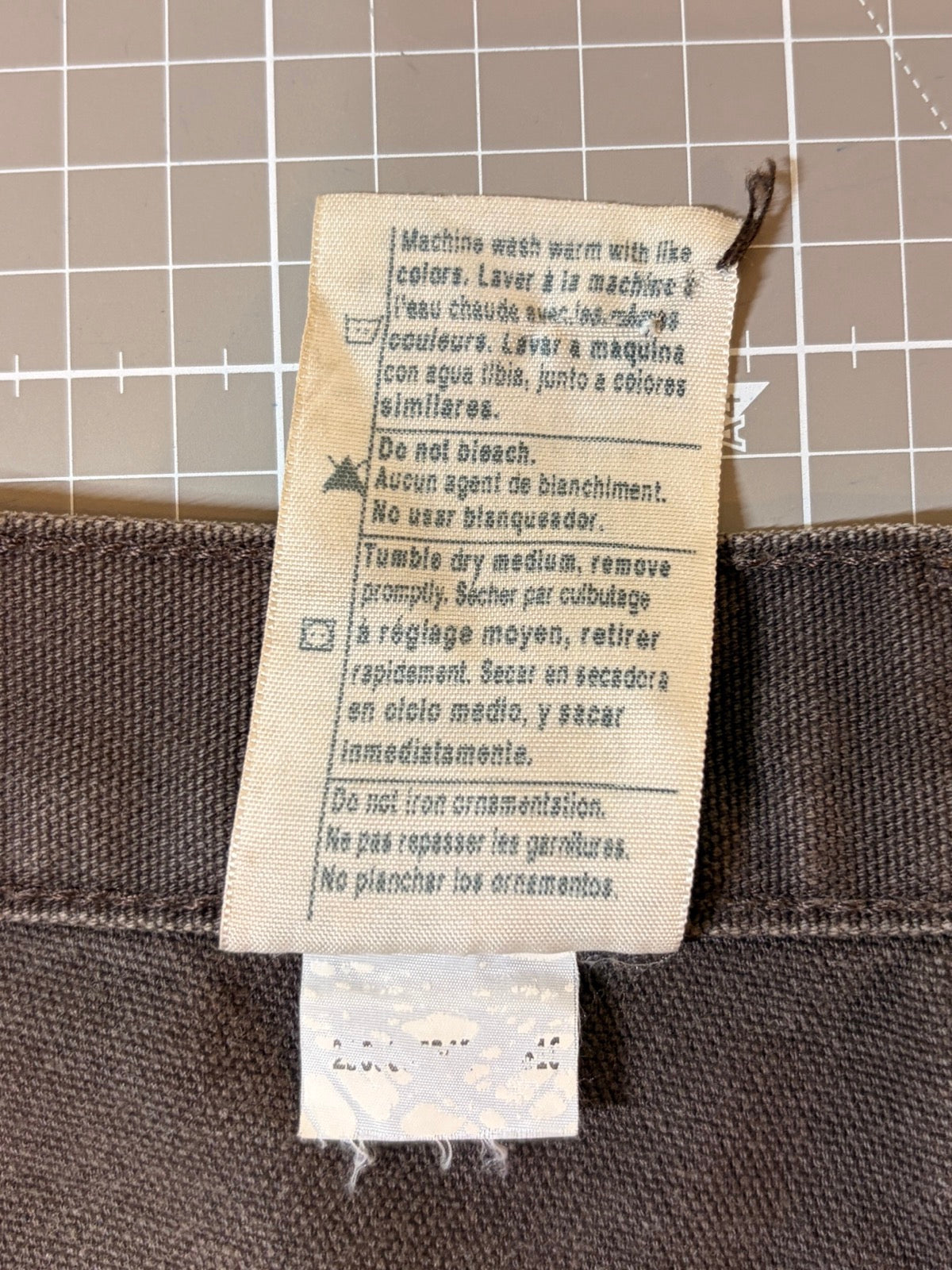 00's CARHARTT「DOUBLE NKEE」ダックペインターパンツ