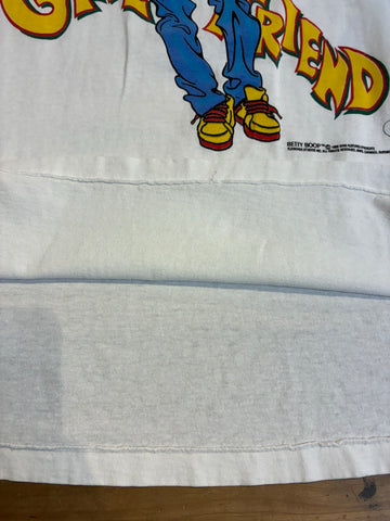 90's BETTY BOOP「Hey Girlfriend」キャラクターTシャツ