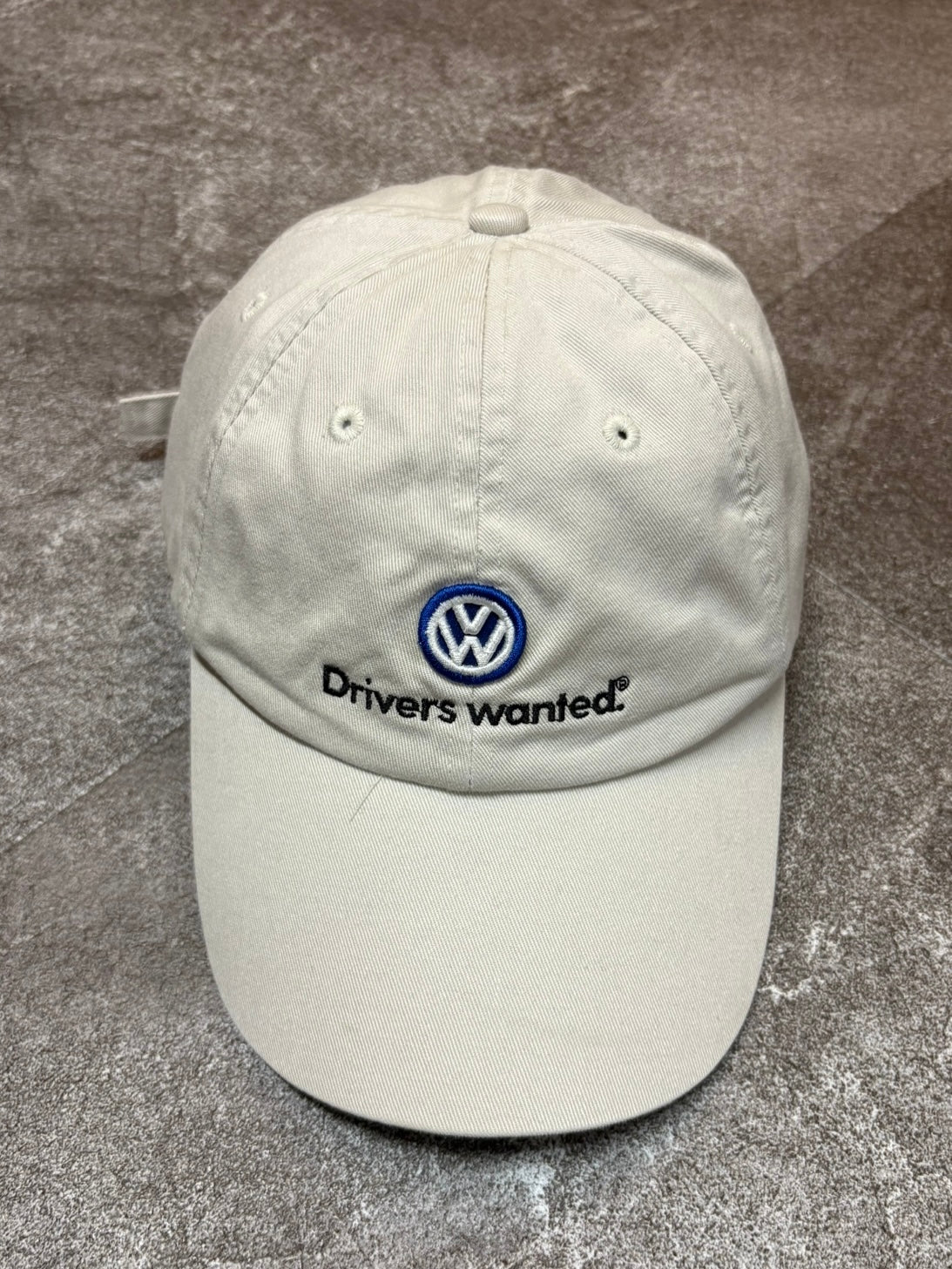 90's~00's VOLKSWAGEN「Drivers wanted 刺繍 」キャップ