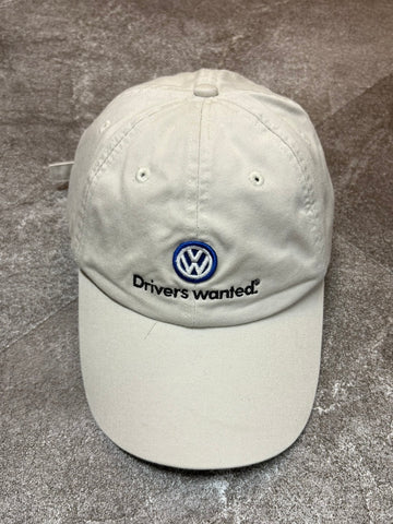90's~00's VOLKSWAGEN「Drivers wanted 刺繍 」キャップ