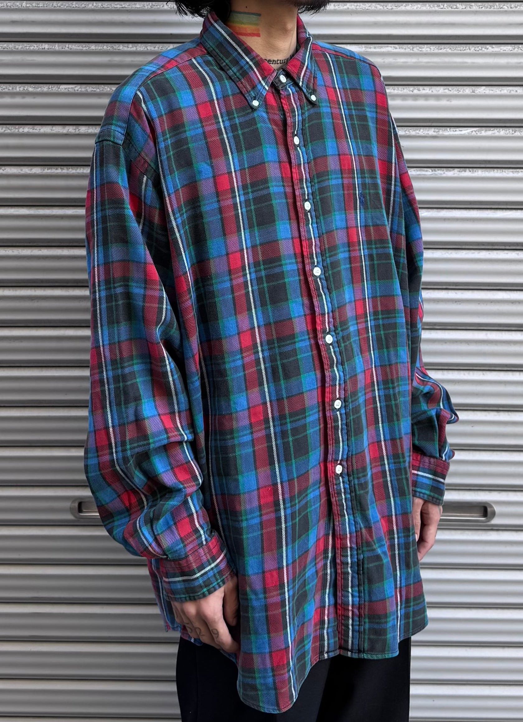 90’s「Ralph Lauren」ネルシャツ