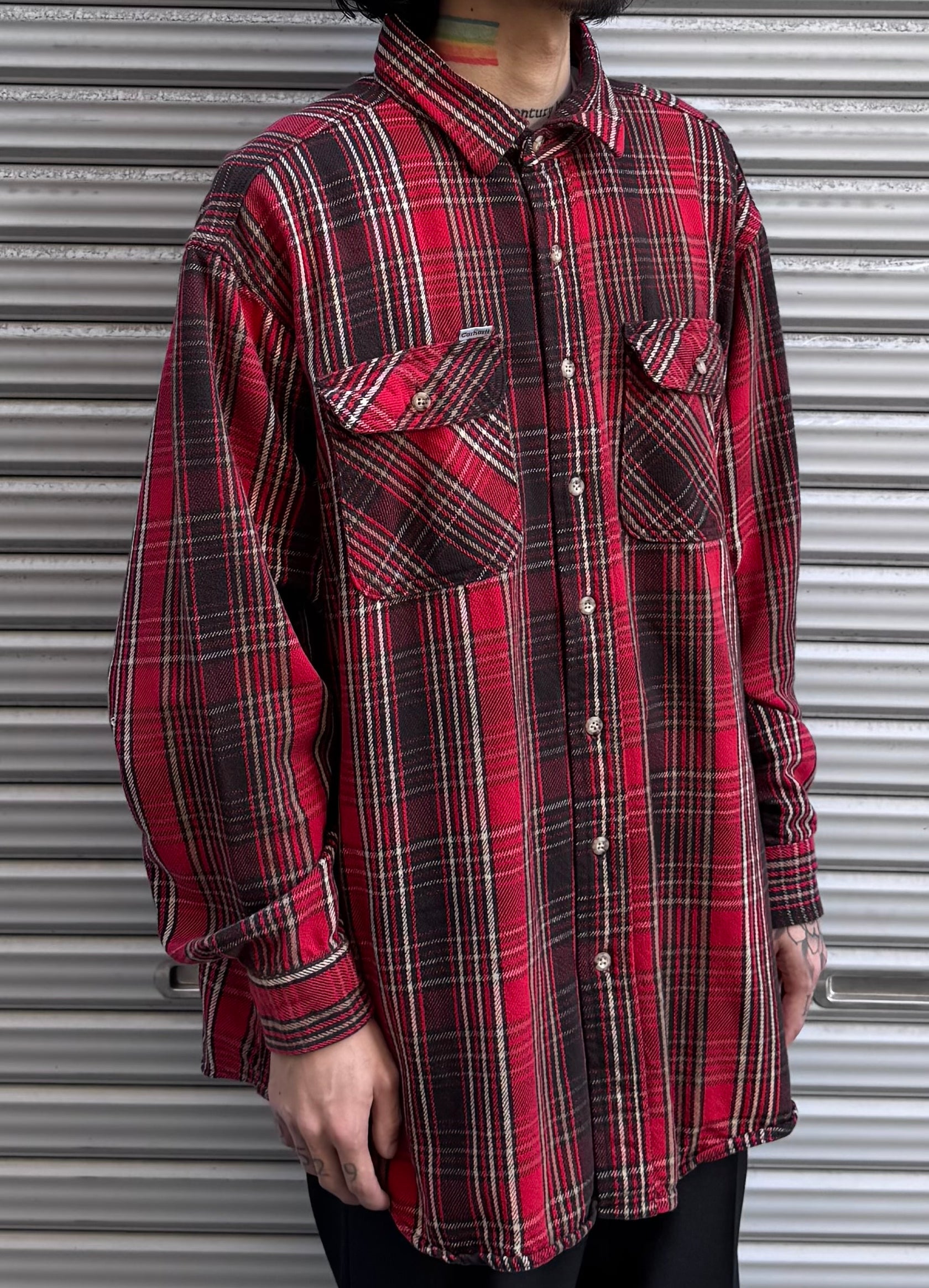 90’s「CARHARTT」ネルシャツ