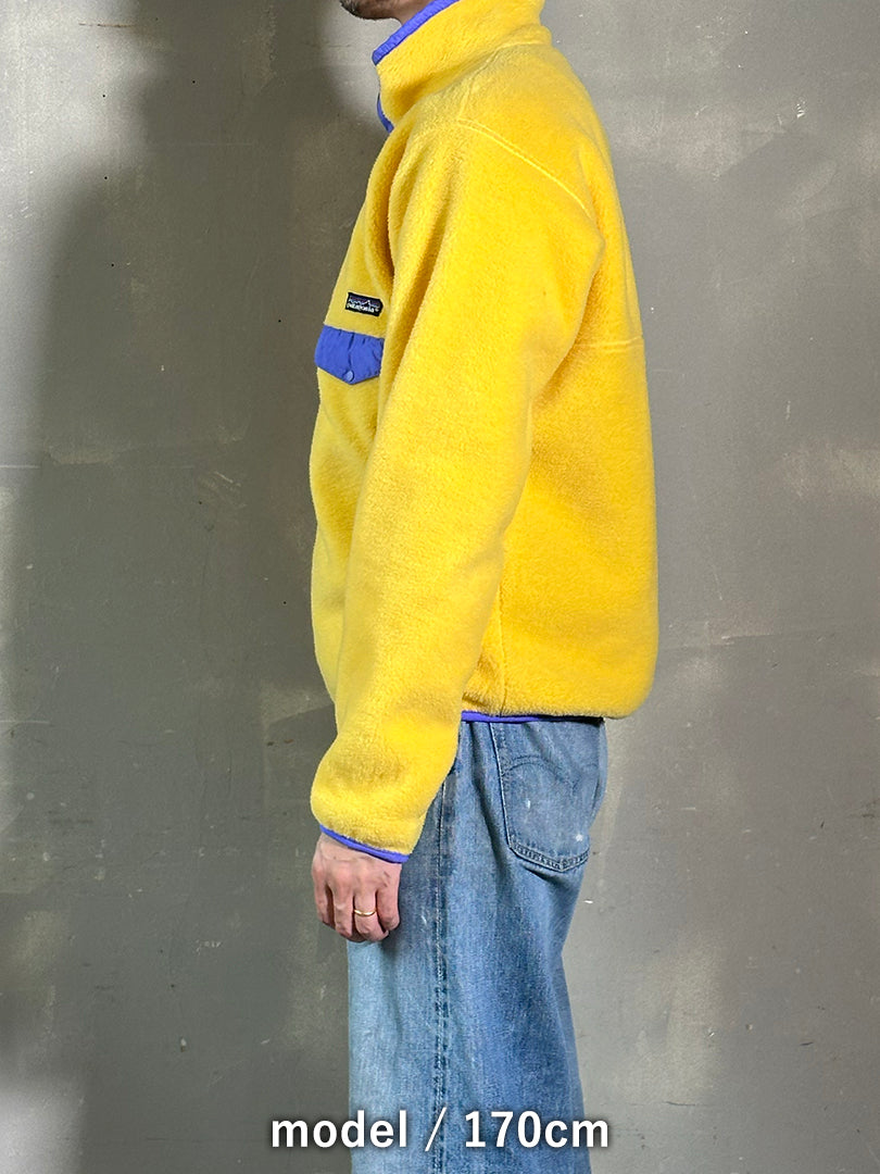 80s PATAGONIA 「Synchilla Snap-T」フリースプルオーバー　USA製