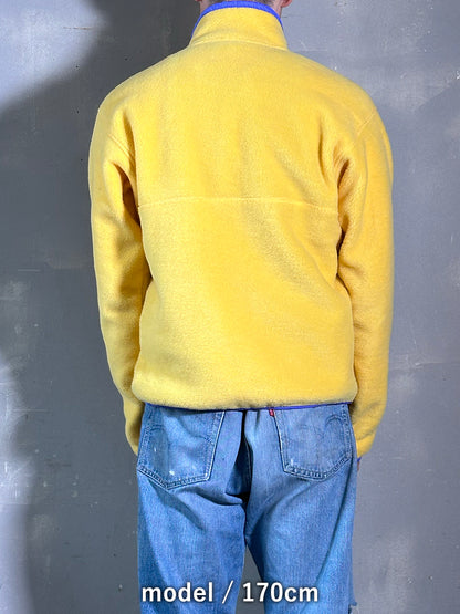 80s PATAGONIA 「Synchilla Snap-T」フリースプルオーバー　USA製