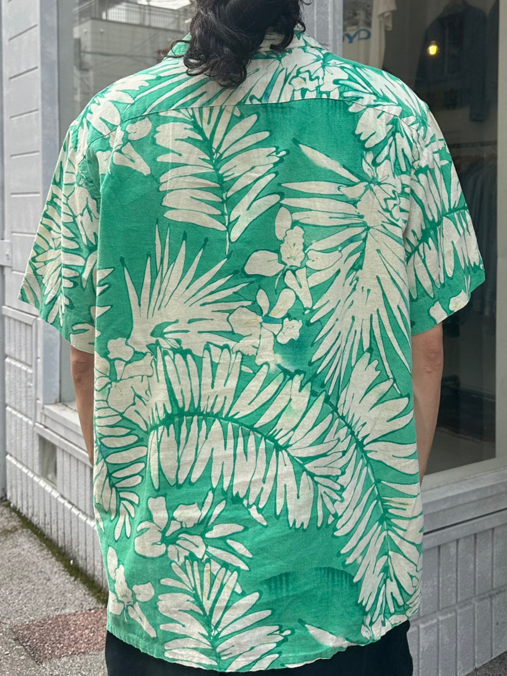 90's RALPH LAUREN「ALOHA」オープンカラーシャツ