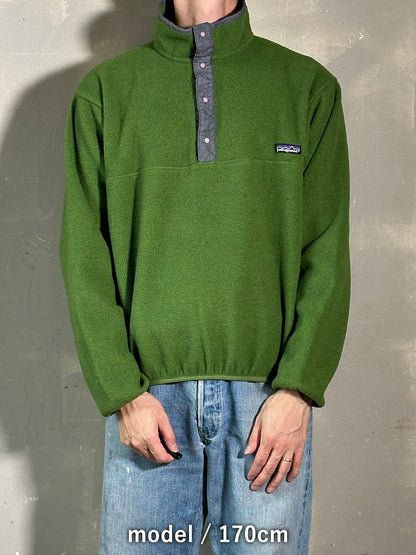 90s PATAGONIA 「Synchilla Snap-T」フリースプルオーバー　USA製