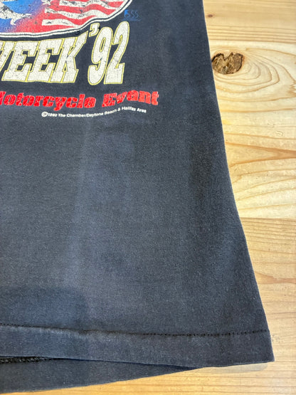 90's HARLEY-DAVIDSON「DAYTONA BEACH BINE WEEK '92」ハーレーTシャツ