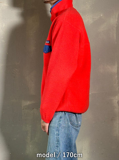 90s PATAGONIA 「Synchilla Snap-T」フリースプルオーバー USA製