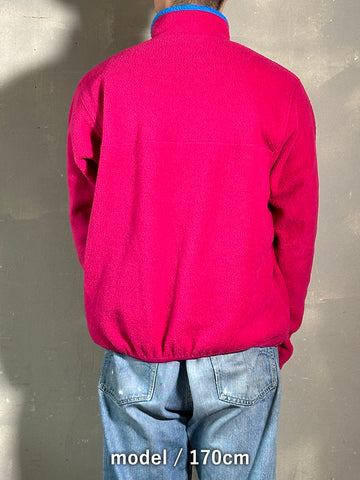 80s PATAGONIA 「Synchilla Snap-T」フリースプルオーバー　USA製