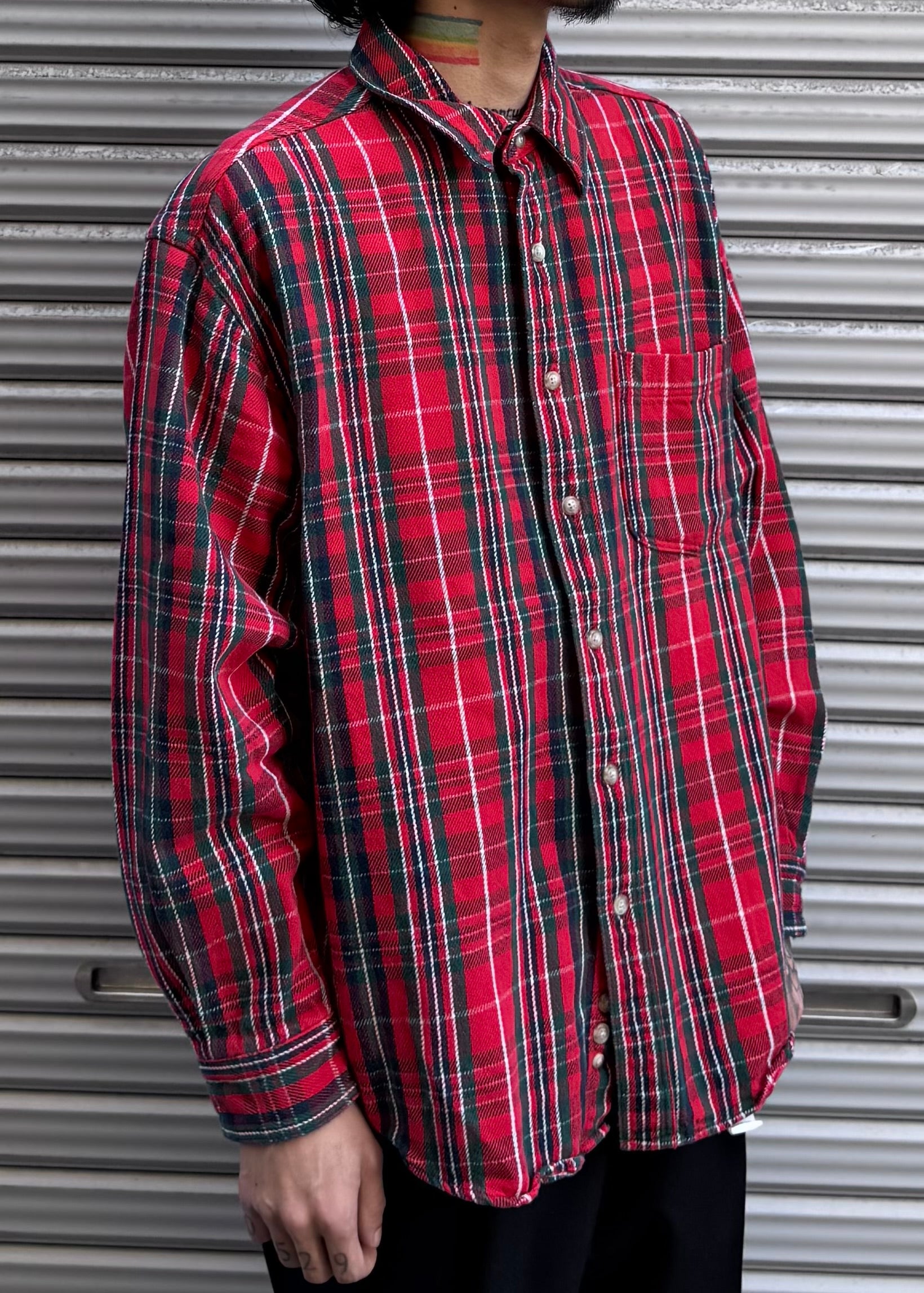 90's「Eddie Bauer」 ネルシャツ