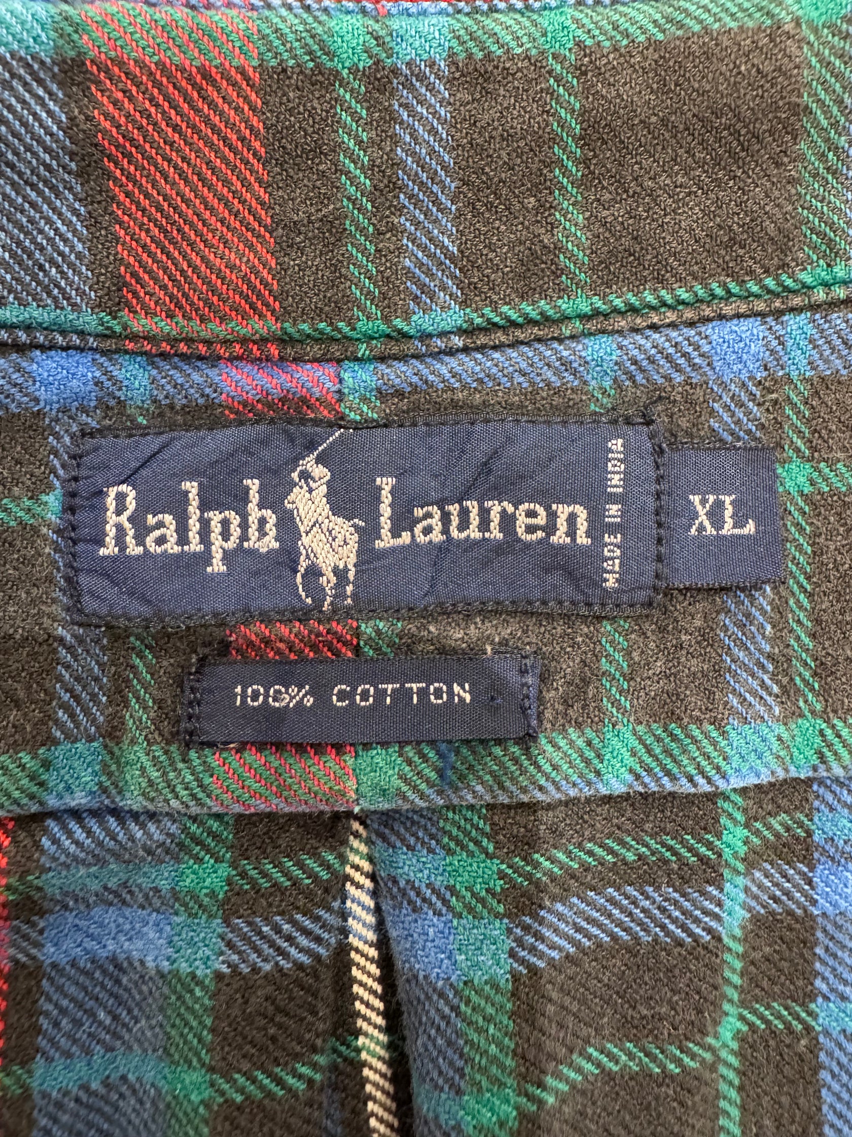 90’s「Ralph Lauren」ネルシャツ