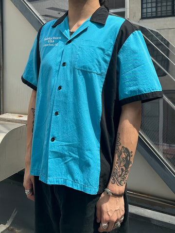 90's HILTON「BOWLING SHIRT」ボウリングシャツ