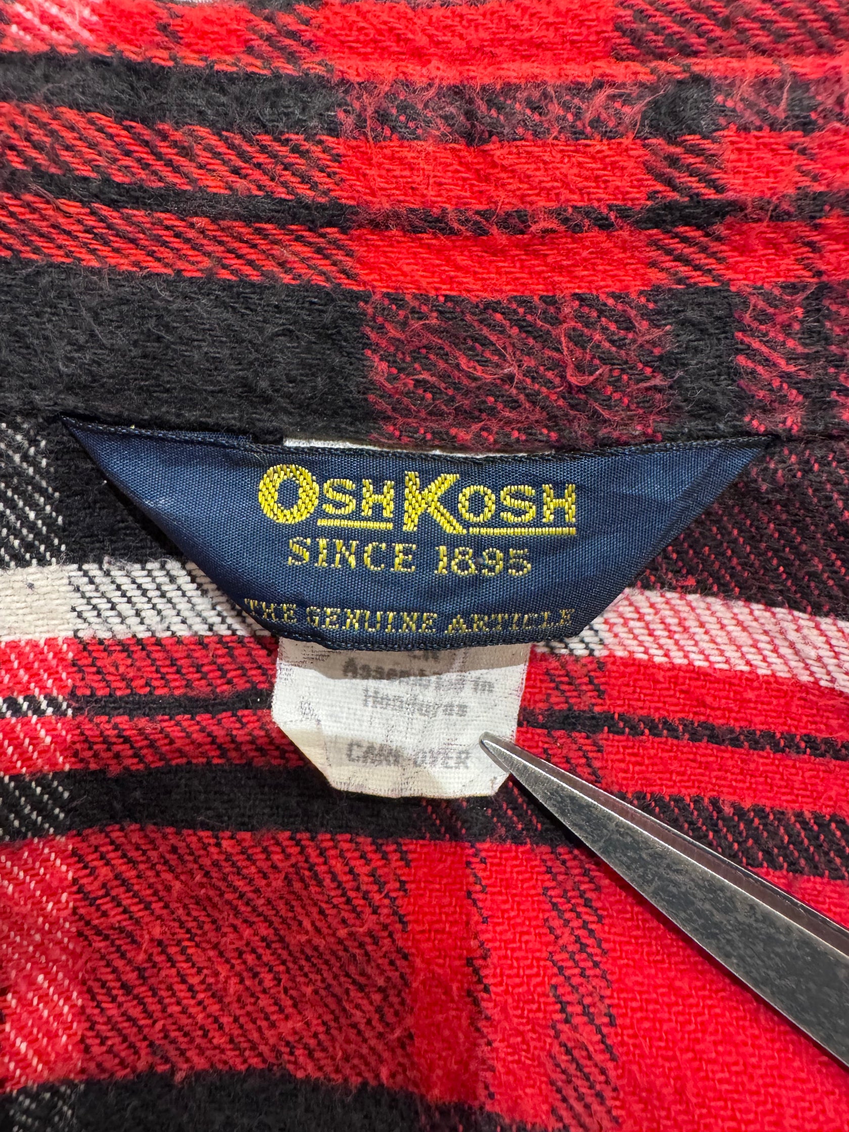 90’s「OSH KOSH」ネルシャツ
