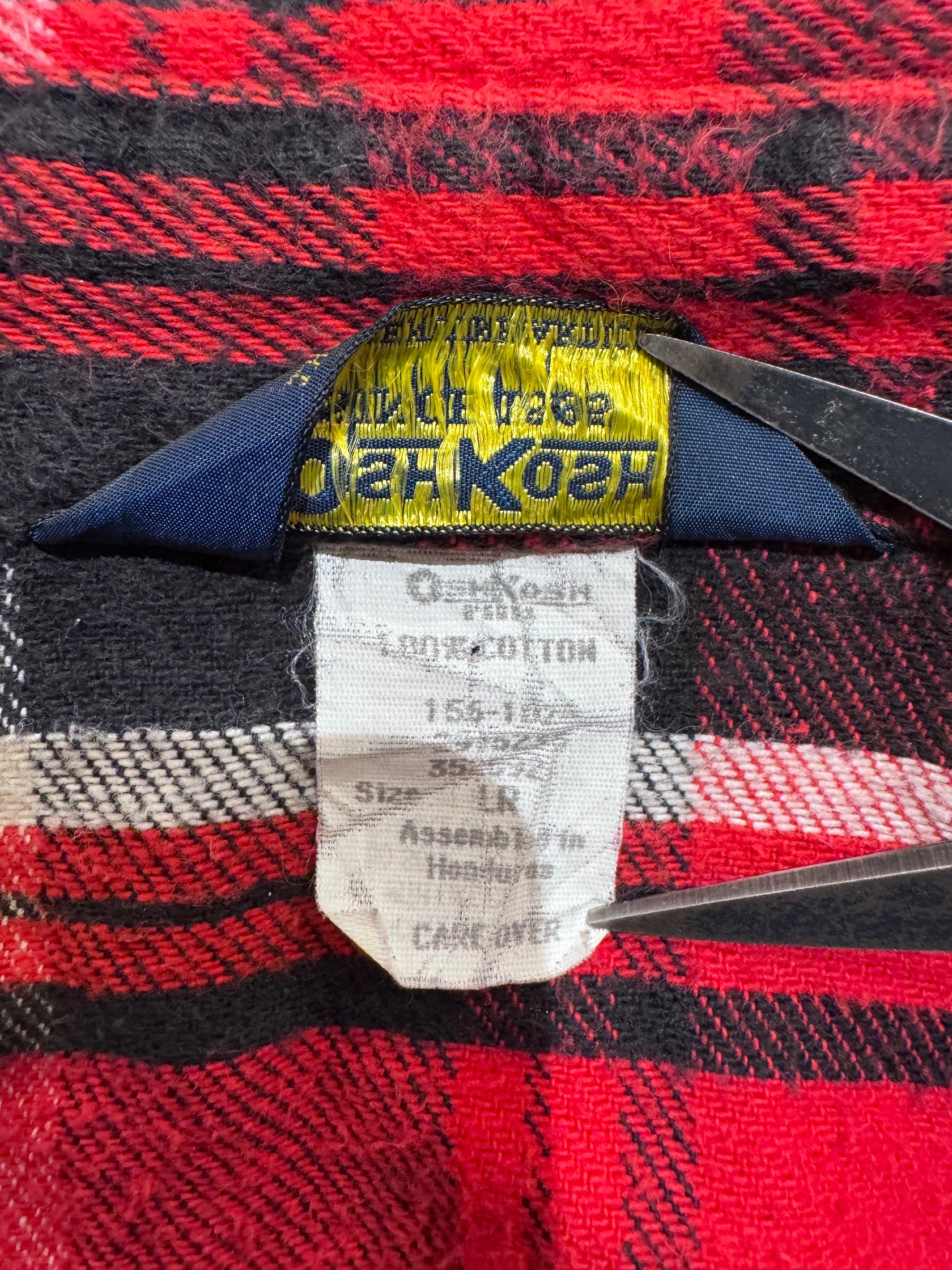 90’s「OSH KOSH」ネルシャツ