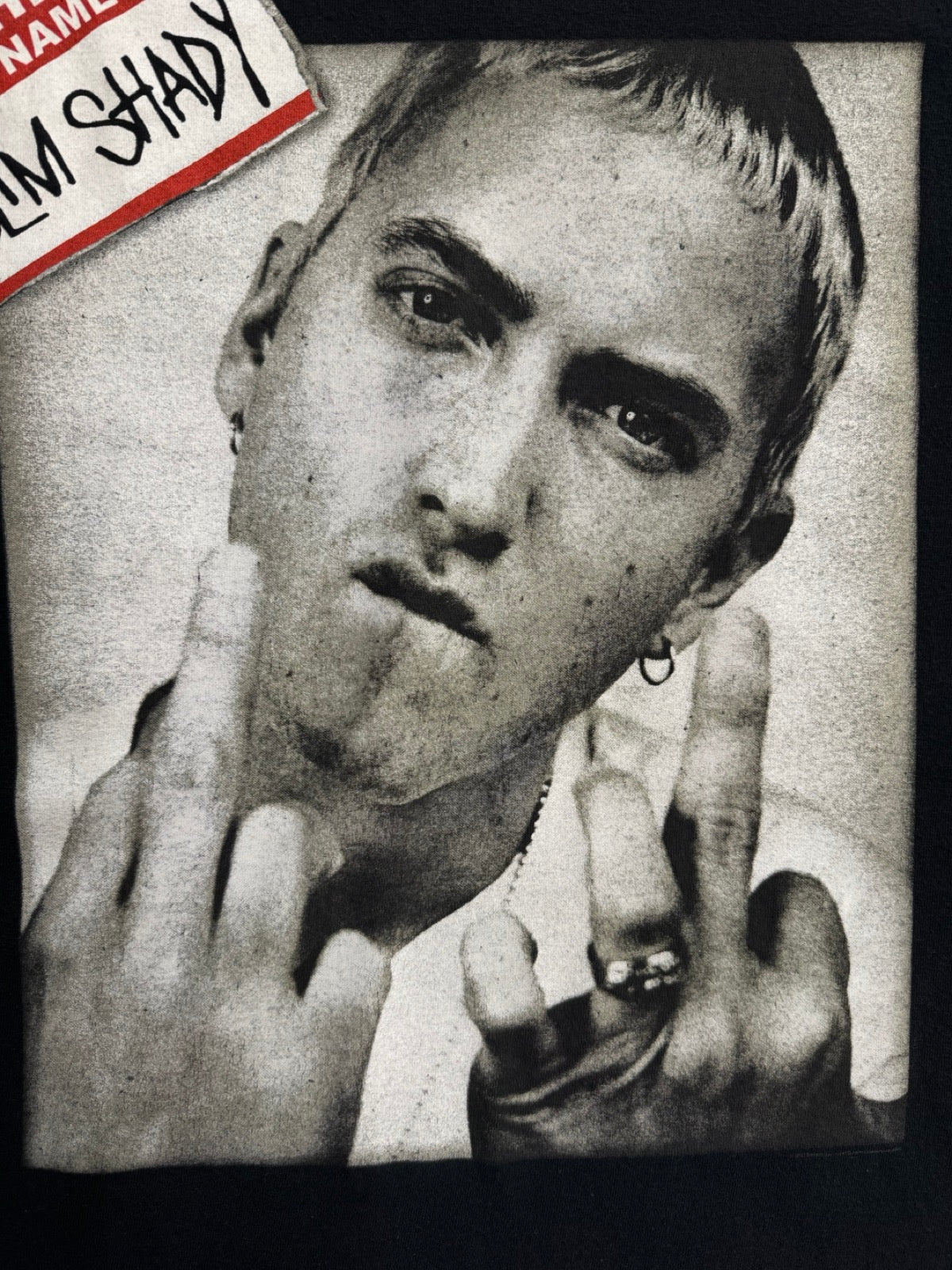 00's EMINEM「Hi！My Name is Slim Shady」ヒップホップTシャツ – FUJI