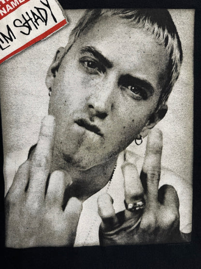 00's EMINEM「Hi！My Name is Slim Shady」ヒップホップTシャツ
