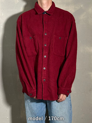 90s PATAGONIA 「Synchilla Big Shirt」フリースシャツ　USA製