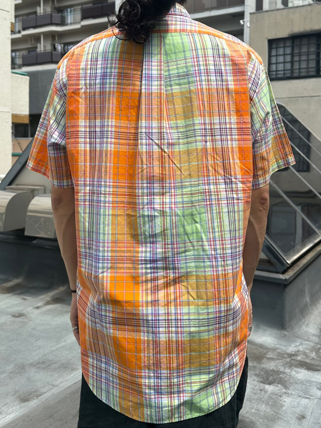 90's RALPH LAUREN「CLASSIC FIT」マドラスチェックシャツ