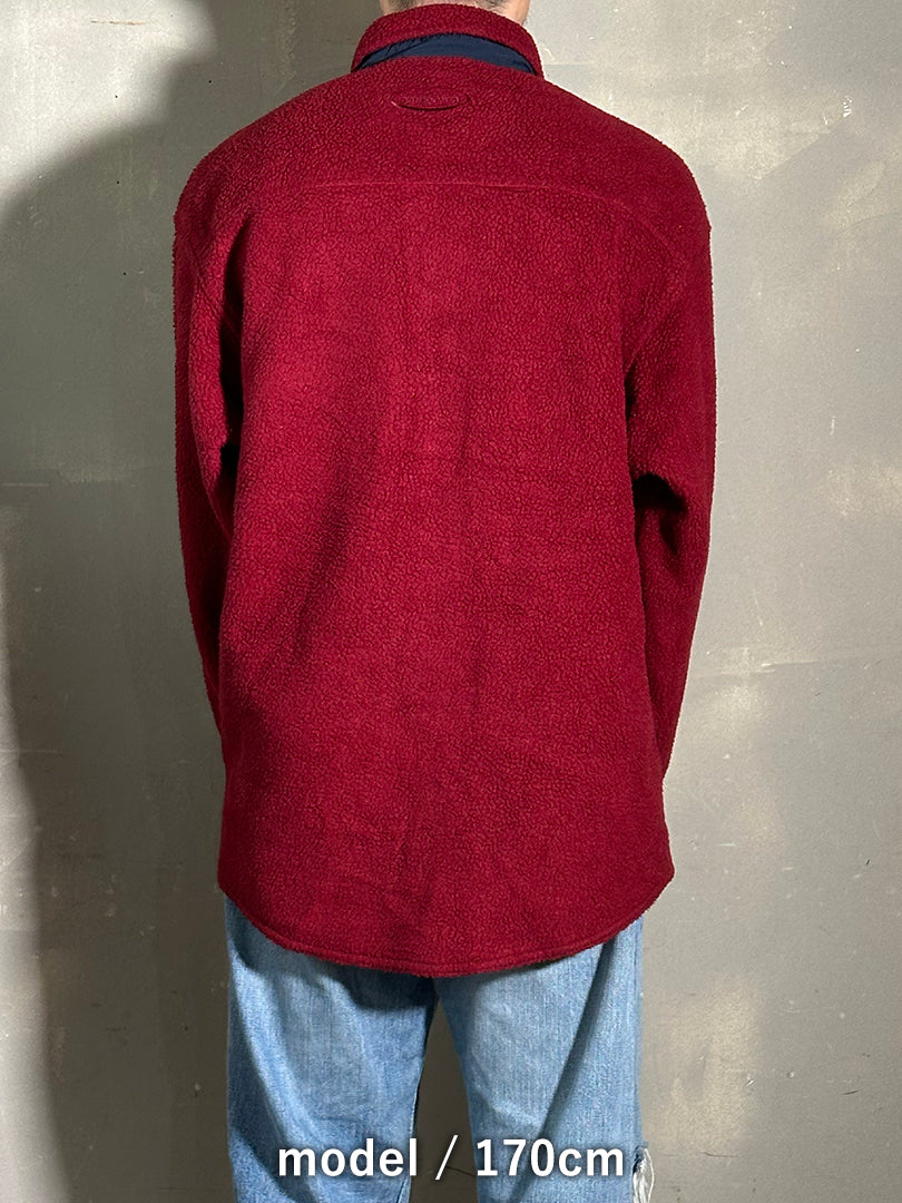 90s PATAGONIA 「Synchilla Big Shirt」フリースシャツ　USA製