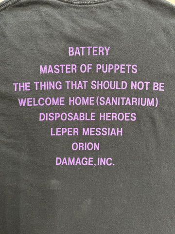 00's METALICA「Master Of Puppets」バンドTシャツ