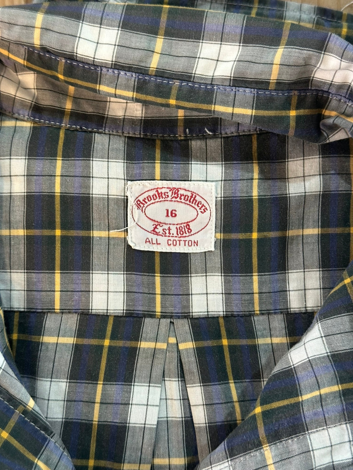 90's BROOKS BROTHERS 「Est.1818」ボタンダウンシャツ