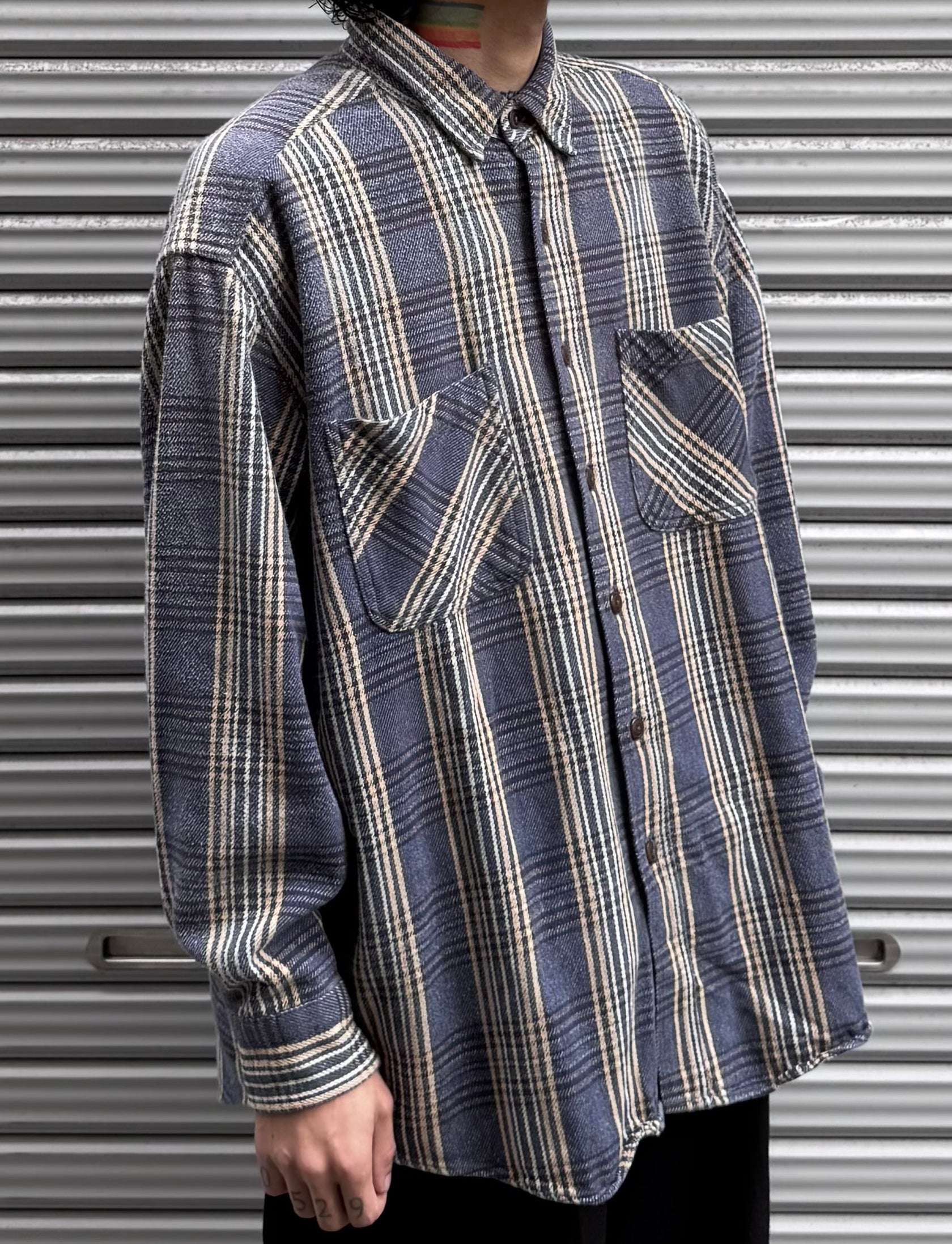 90’s「St. John’s Bay Heavyweight」ネルシャツ