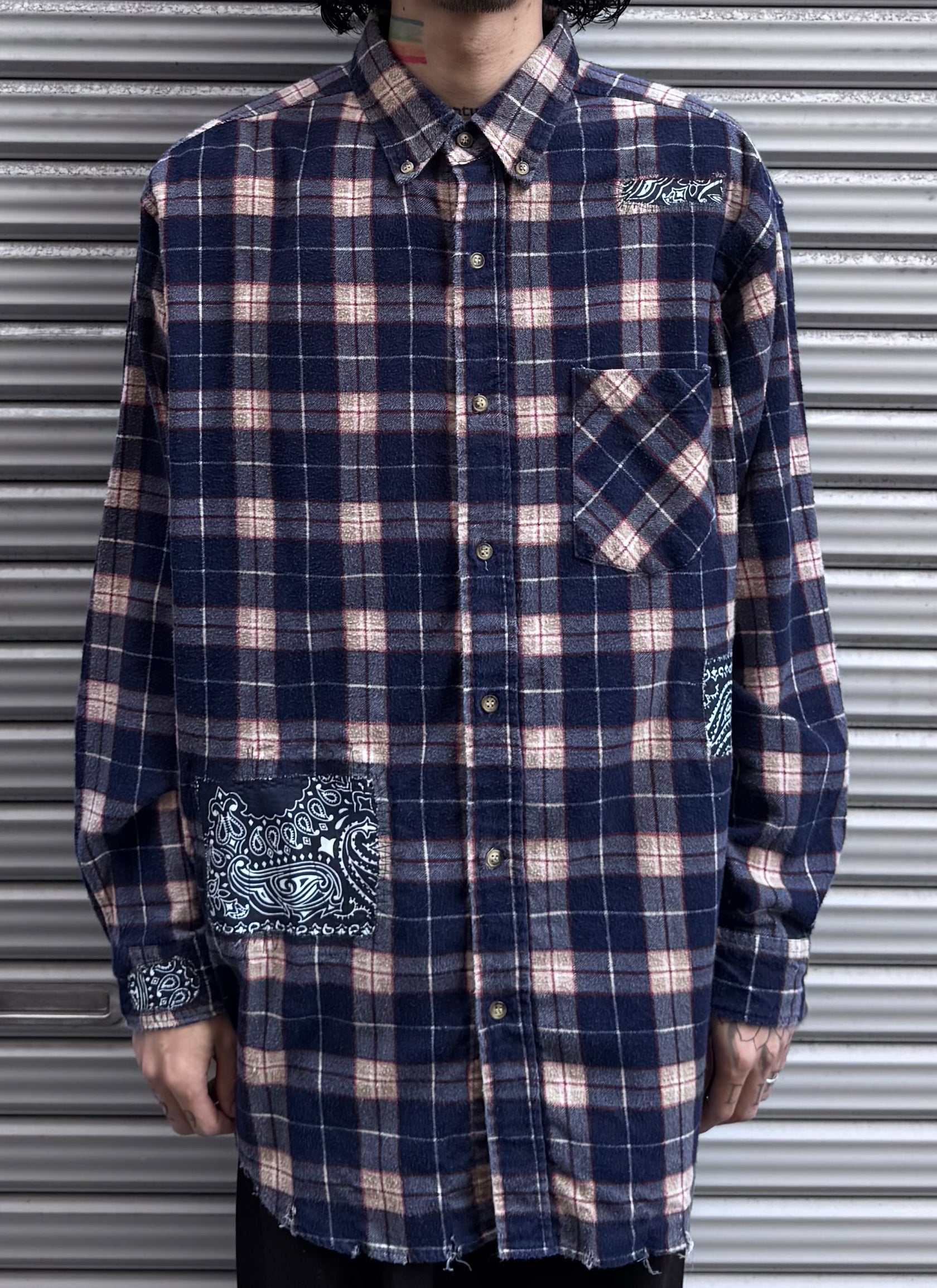 REMAKE Flannel Shirt　ネルシャツ