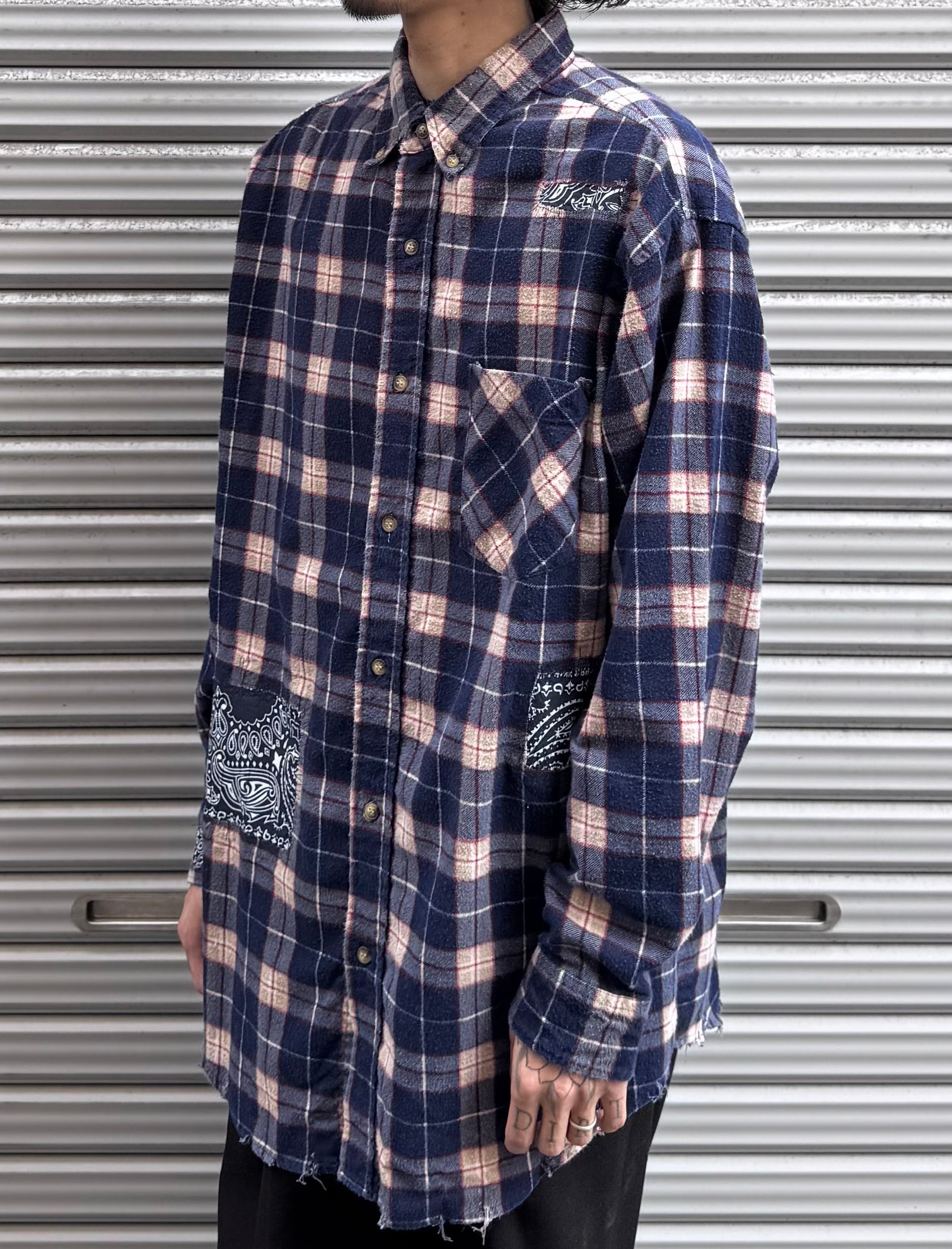 REMAKE Flannel Shirt　ネルシャツ