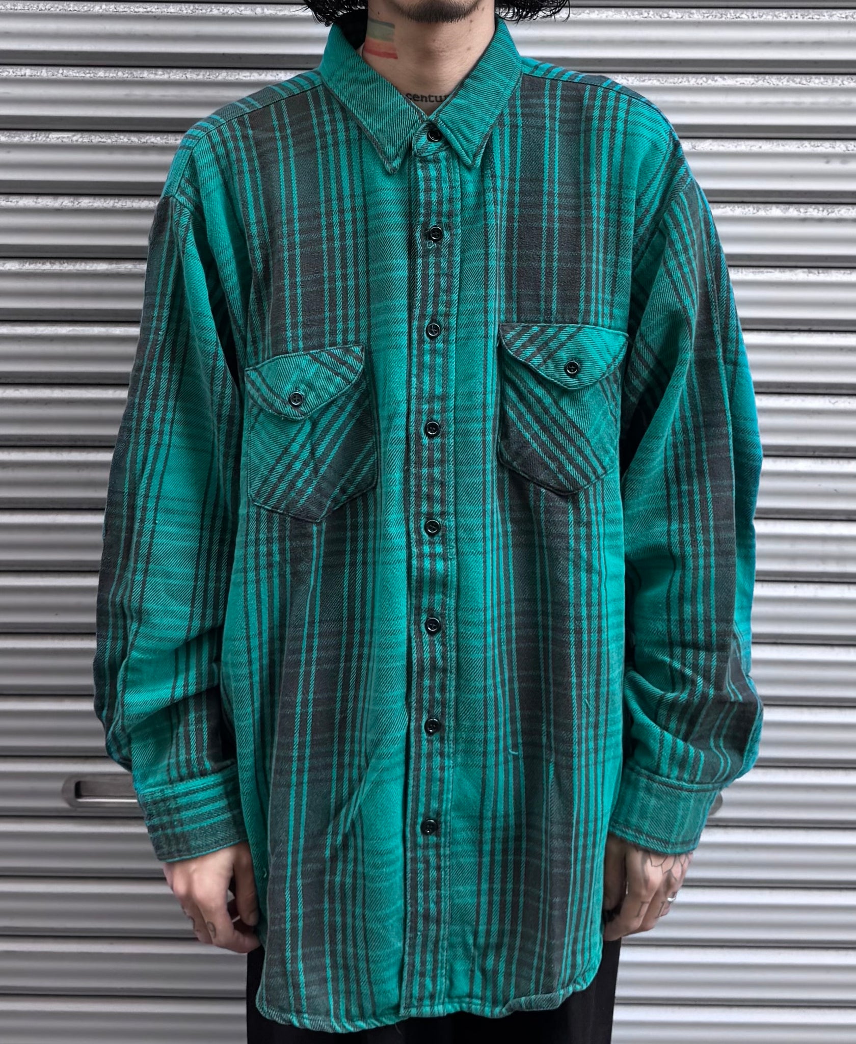 90’s FLANNEL SHIRT　ネルシャツ
