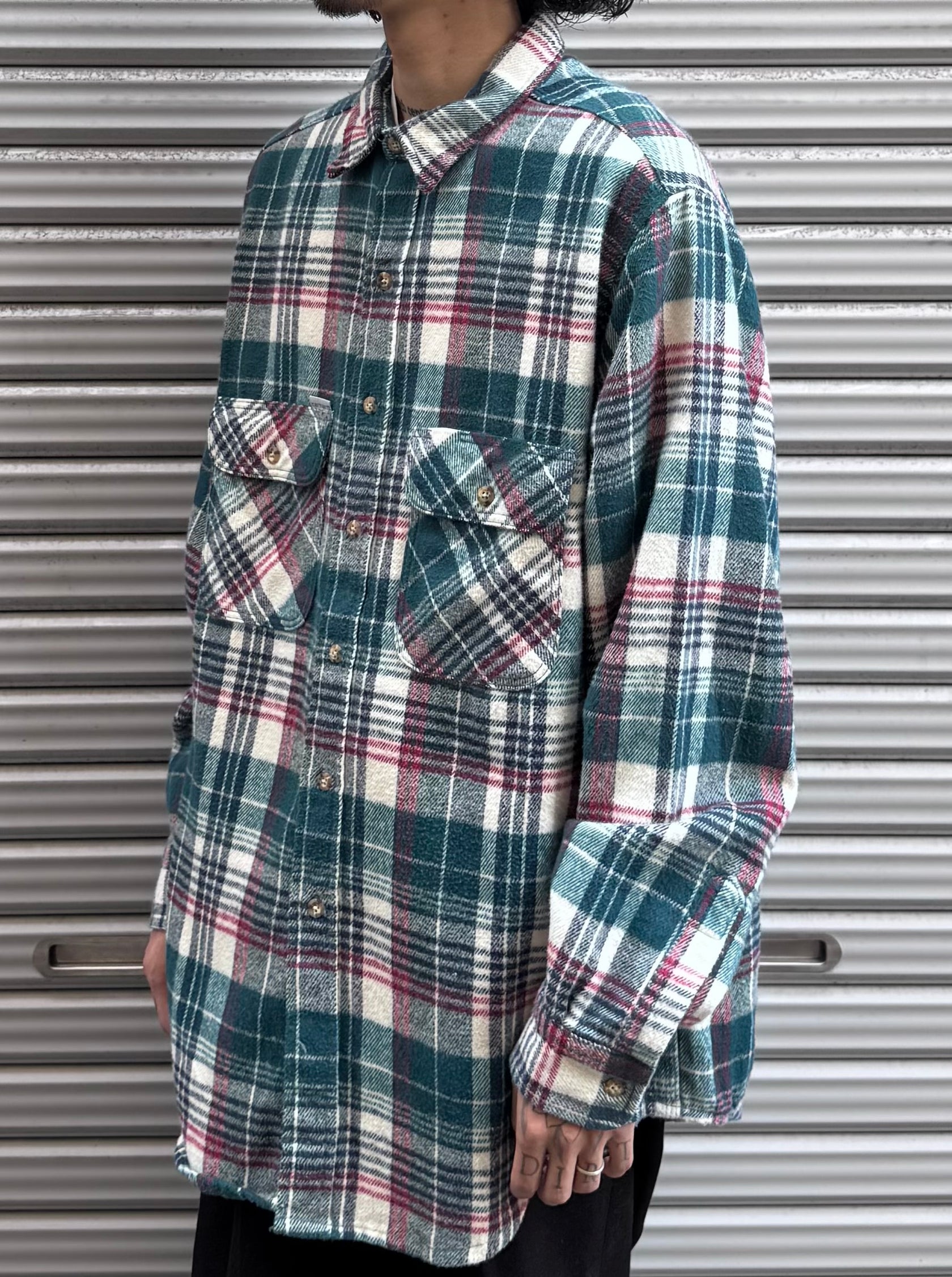 90's「carhartt」ネルシャツ