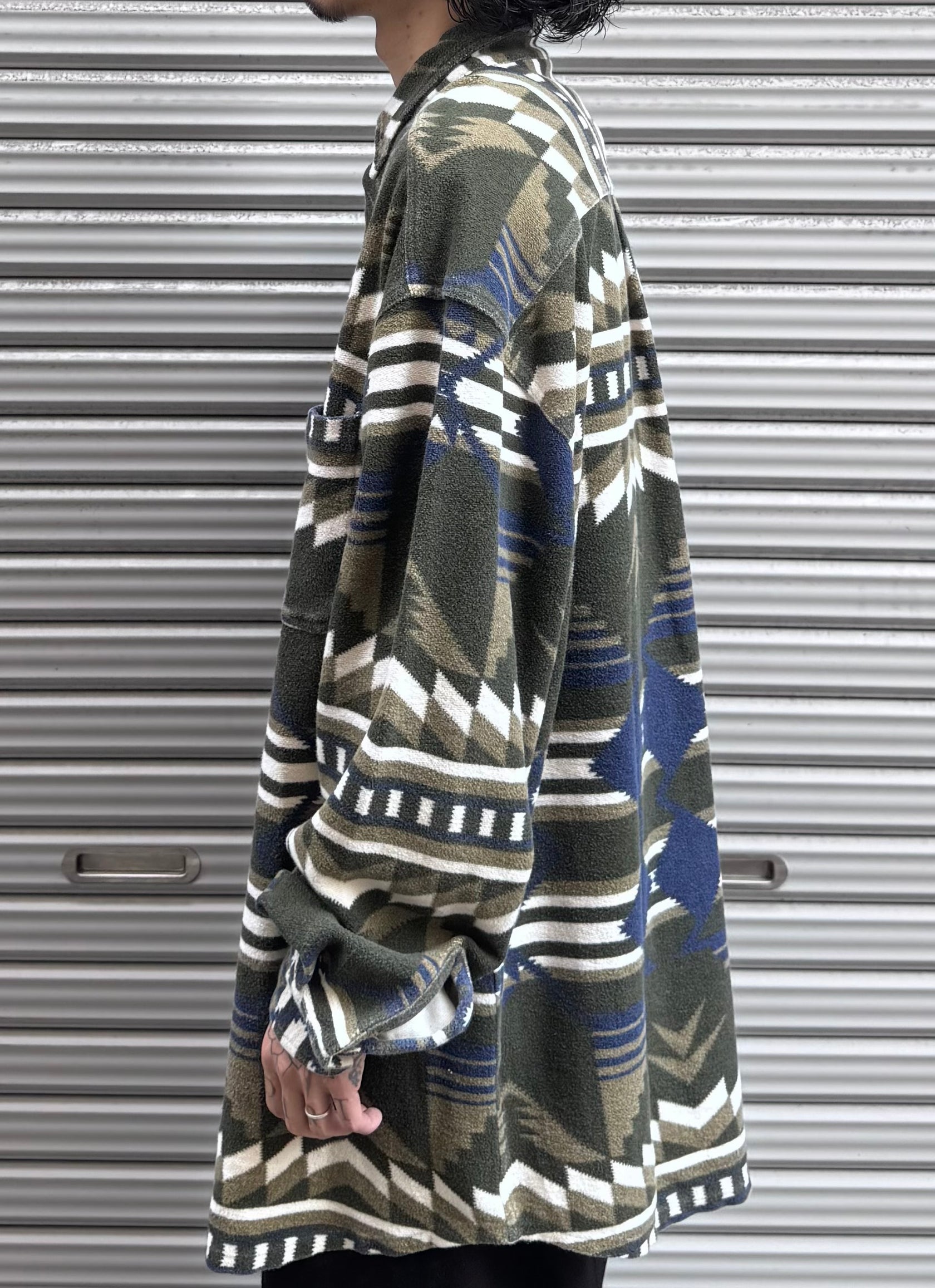 90's WIND RIVER「ネイティブ柄」ネルシャツ