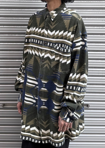 90's WIND RIVER「ネイティブ柄」ネルシャツ