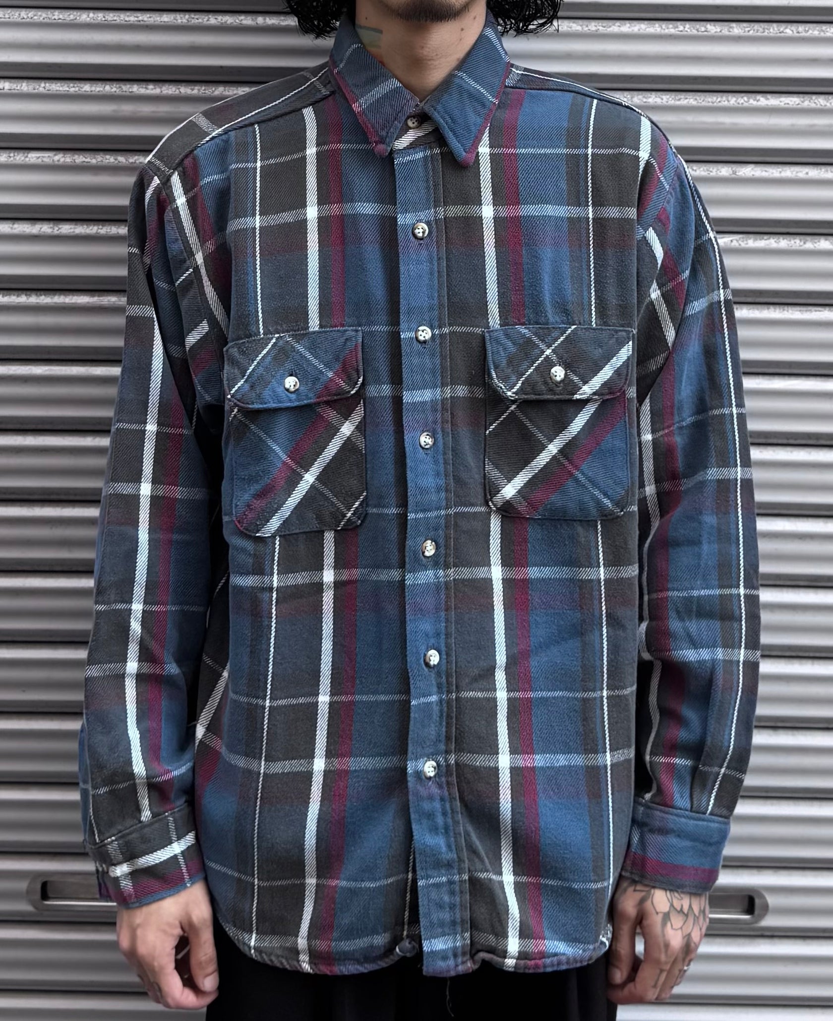 90's「FIVE BROTHER」ネルシャツ