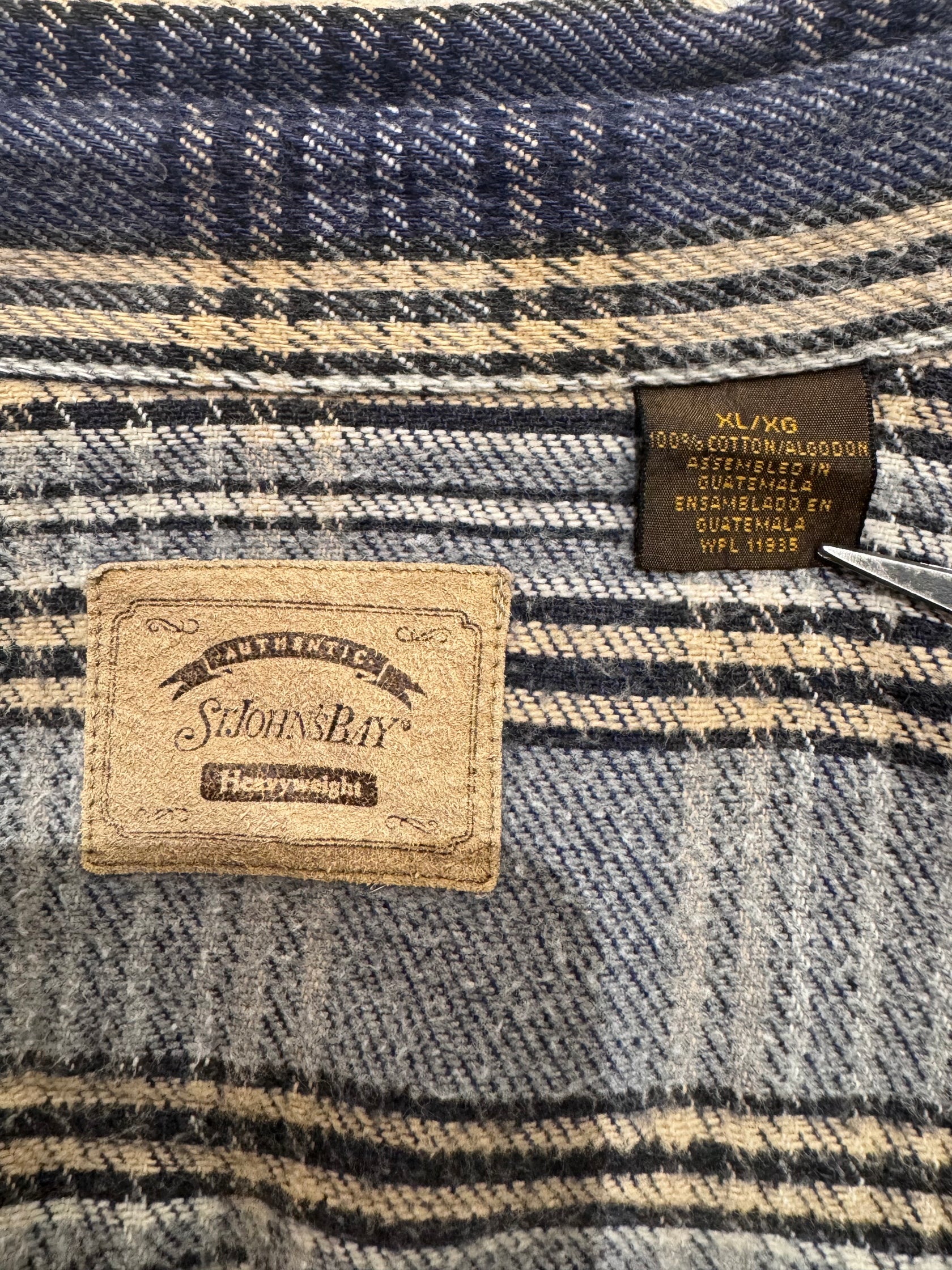 90’s「St. John’s Bay Heavyweight」ネルシャツ