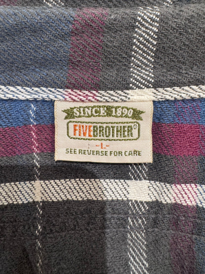 90's「FIVE BROTHER」ネルシャツ