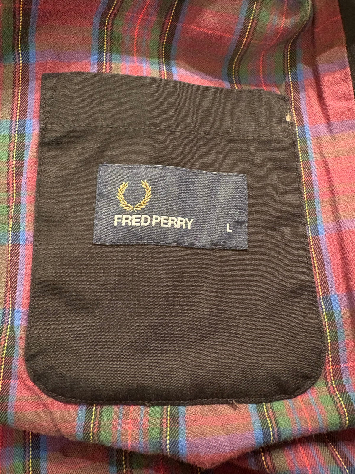 00's FRED PERRY「Fullzip Cotton Parker」スウィングジャケット