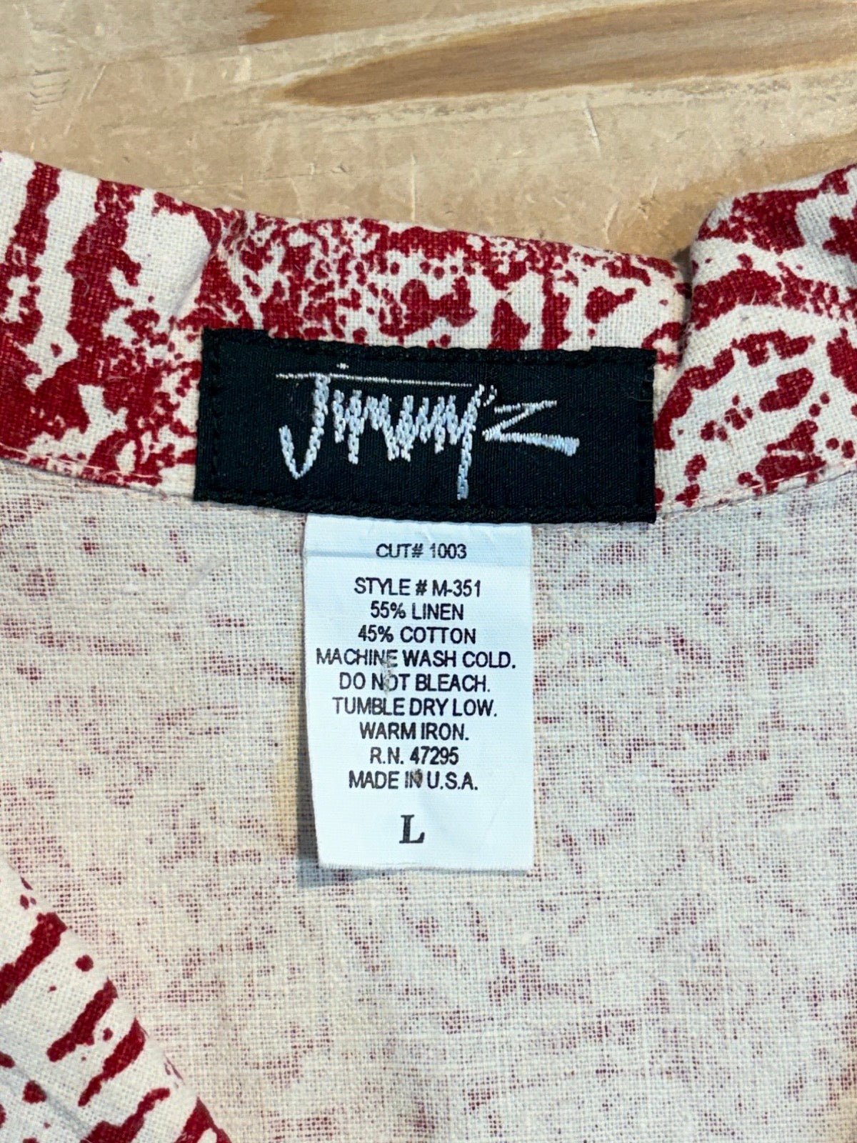 80's~90's JIMMY'Z「総柄」USA製 オープンカラーシャツ – FUJI STORE