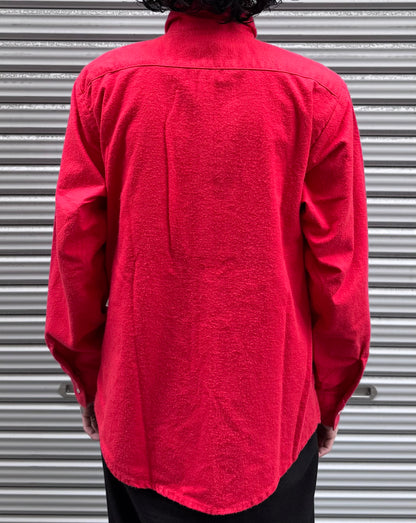 90’s「FIVE BROTHER」USA製　無地ネルシャツ