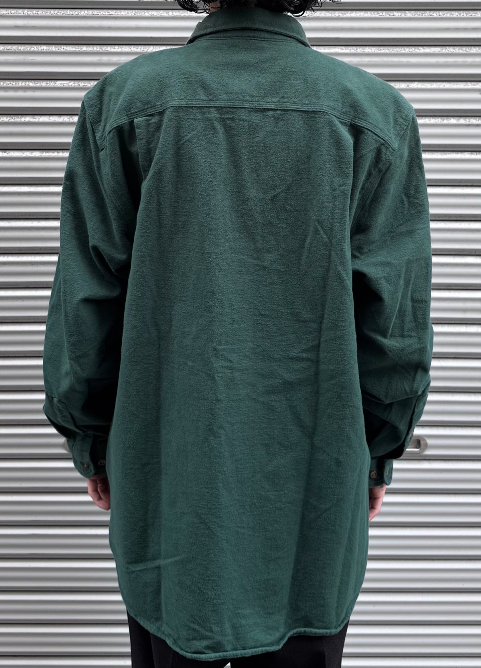 00's「carhartt」無地ネルシャツ