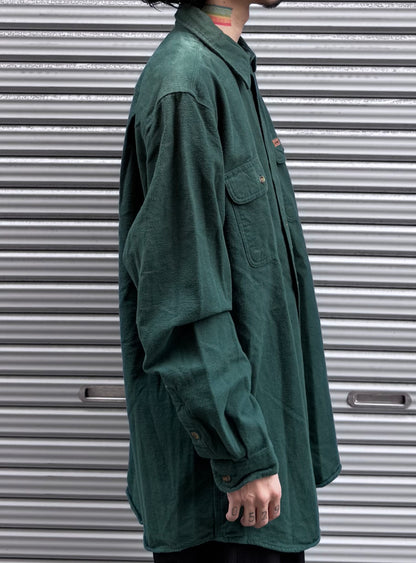 00's「carhartt」無地ネルシャツ