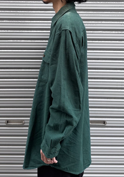 00's「carhartt」無地ネルシャツ