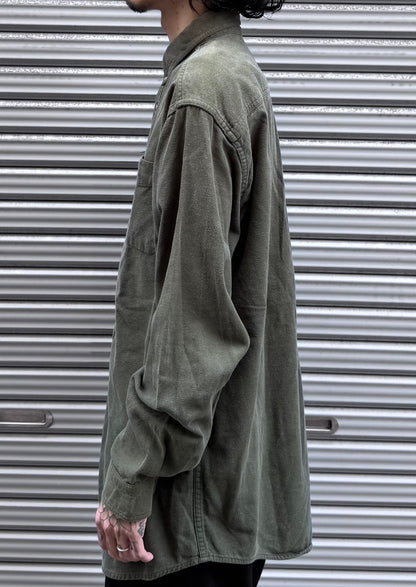 00's「L.L.Bean」無地ネルシャツ